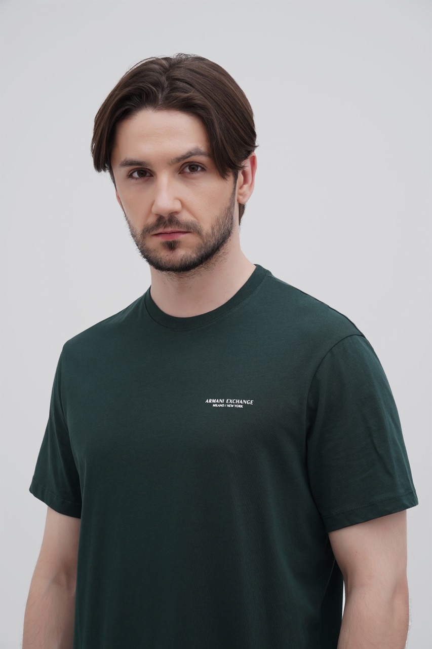 Зелена футболка Armani Exchange