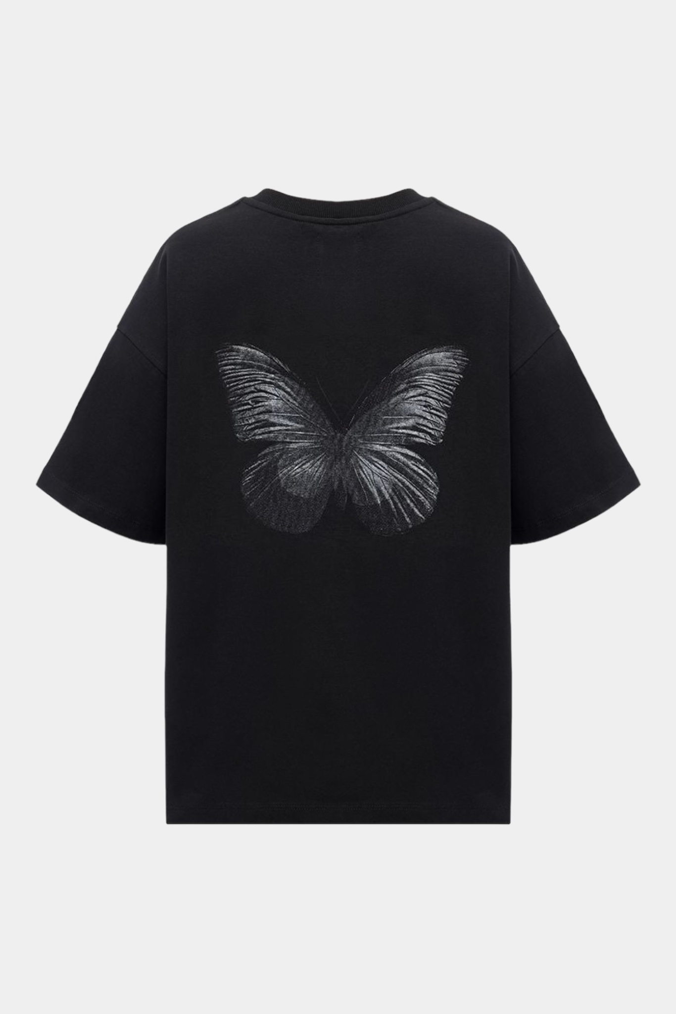 Чорна футболка Butterfly