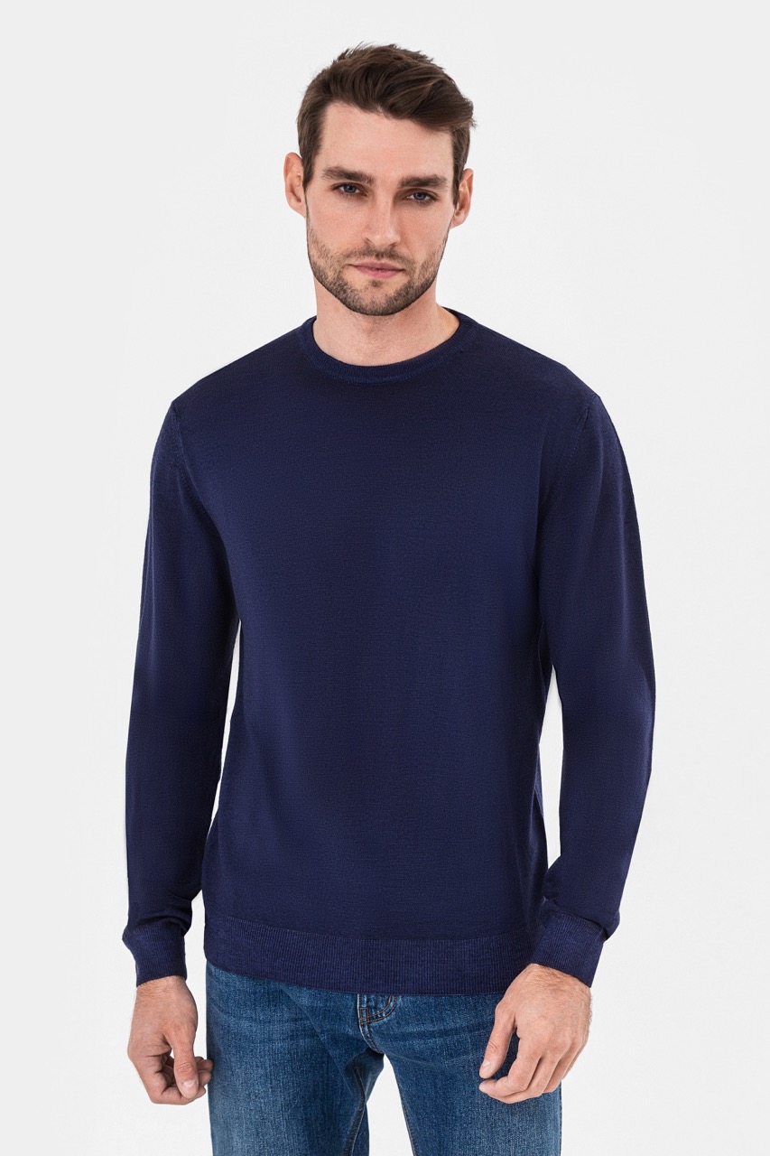 Синий свитер Colmar