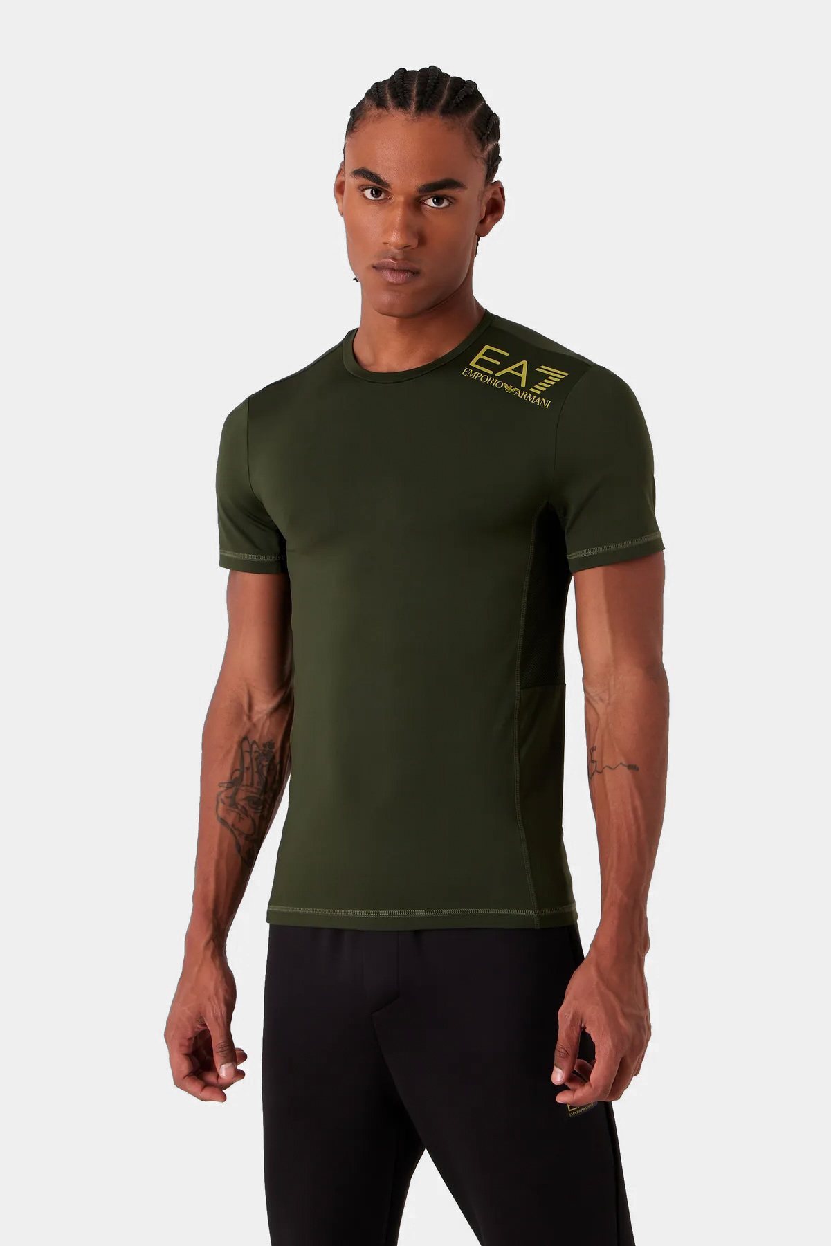 Зелёная футболка EA7