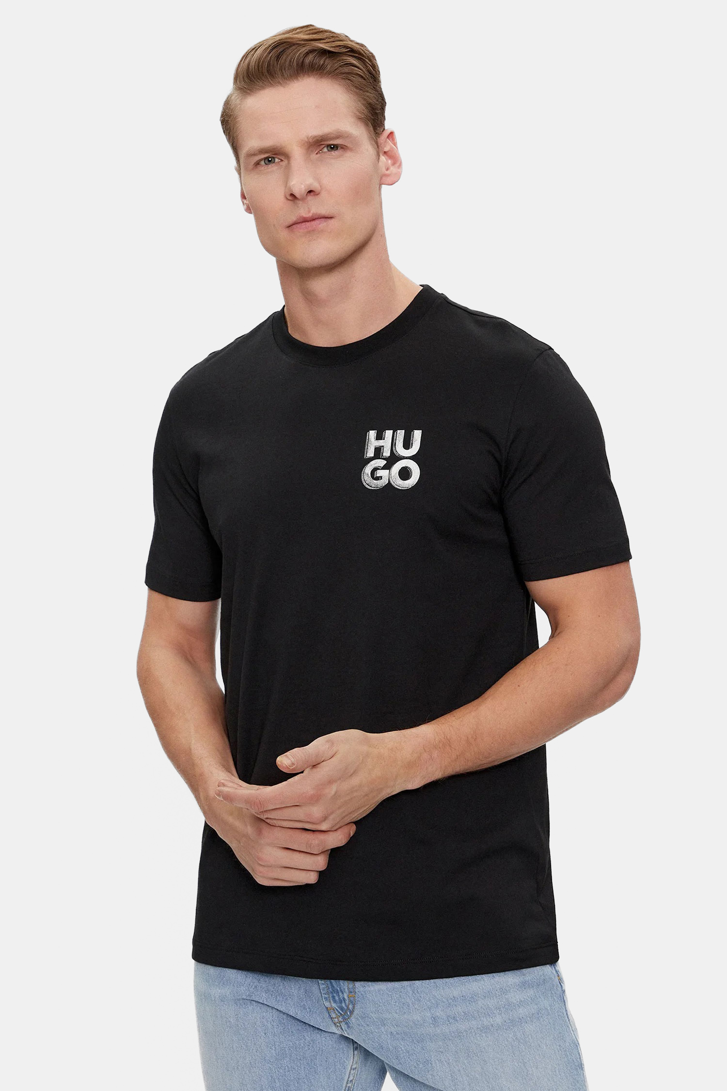 Чёрная футболка HUGO