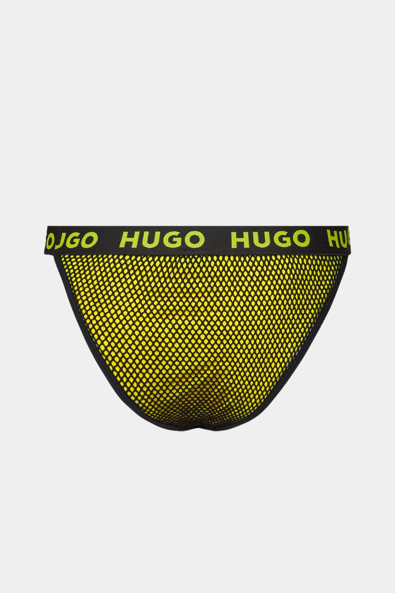 Чорно-жовтий купальник HUGO